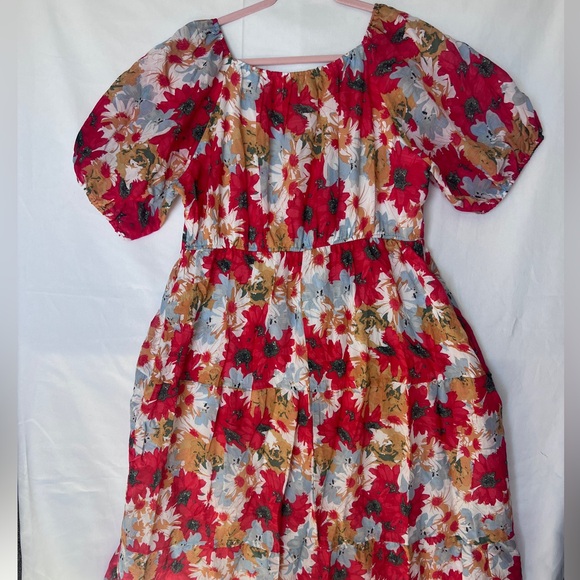 Polagram Floral Maxi Dress 2X LIKE NEW - Picture 7 of 8